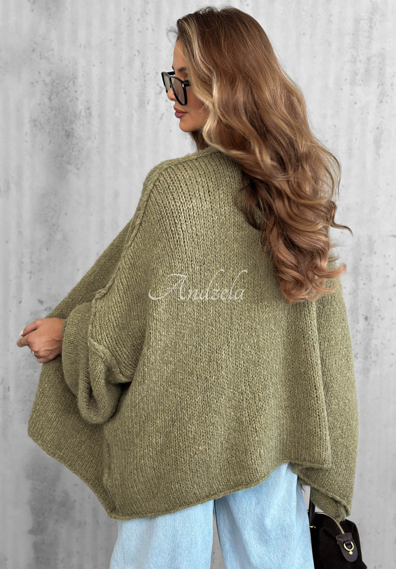 Oversize Cardigan Be Gentle And Kind Khaki