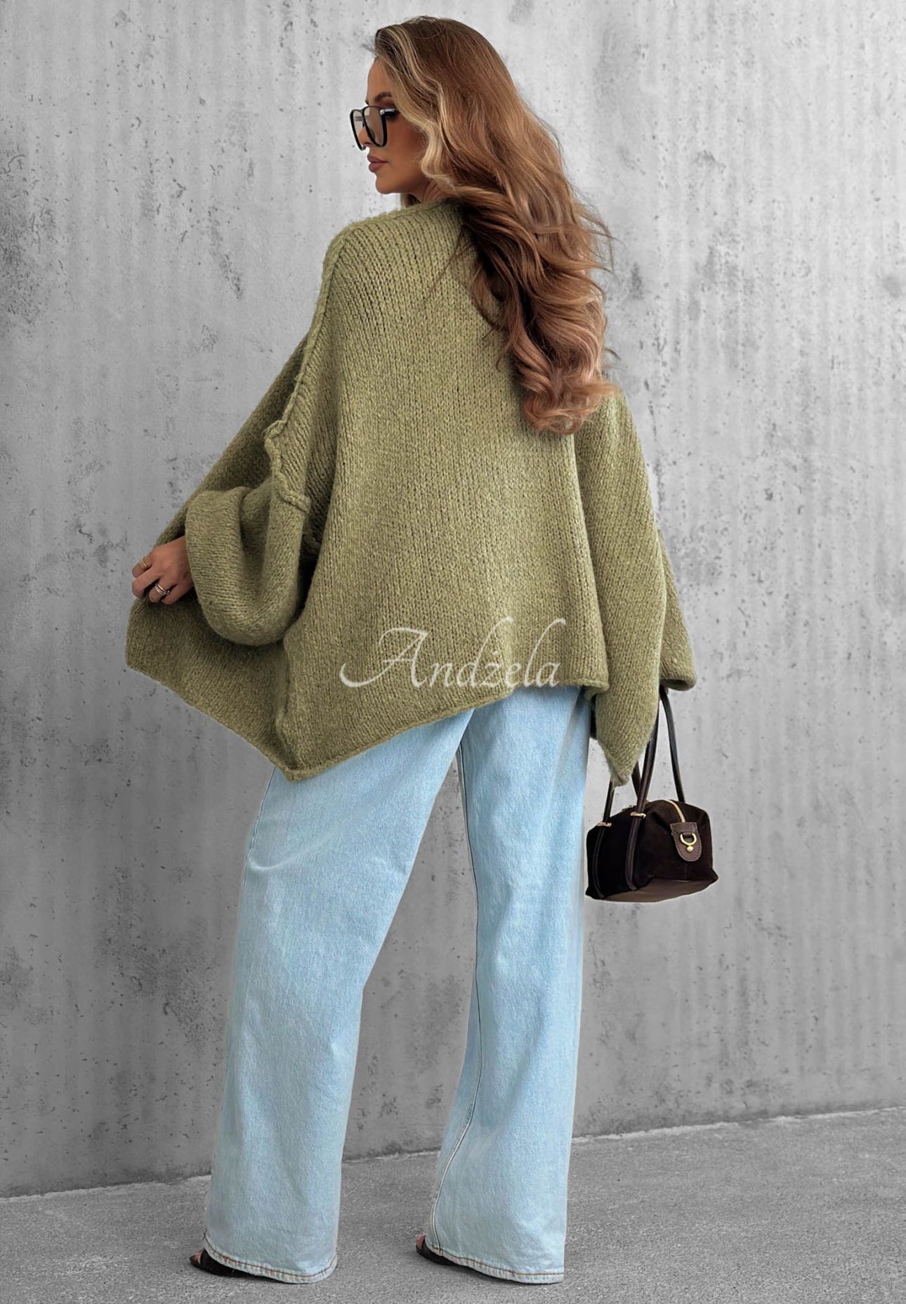 Oversize Cardigan Be Gentle And Kind Khaki