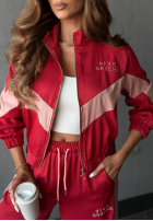 Sweat Set Rive Gauche czekoladowo-Rosa