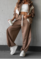 Sweat Set Sunday Choice Beige-Schokoladenbraun