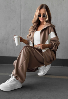 Sweat Set Sunday Choice Beige-Schokoladenbraun