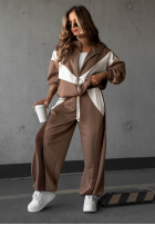 Sweat Set Sunday Choice Beige-Schokoladenbraun