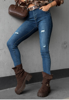 Hose Jeans skinny z przetarciami Just A Little Blau