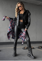 Leggings Aus Lederimitat What’s Your Number Schwarz