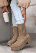 zamszowe Stiefeletten Maple Trail Beige