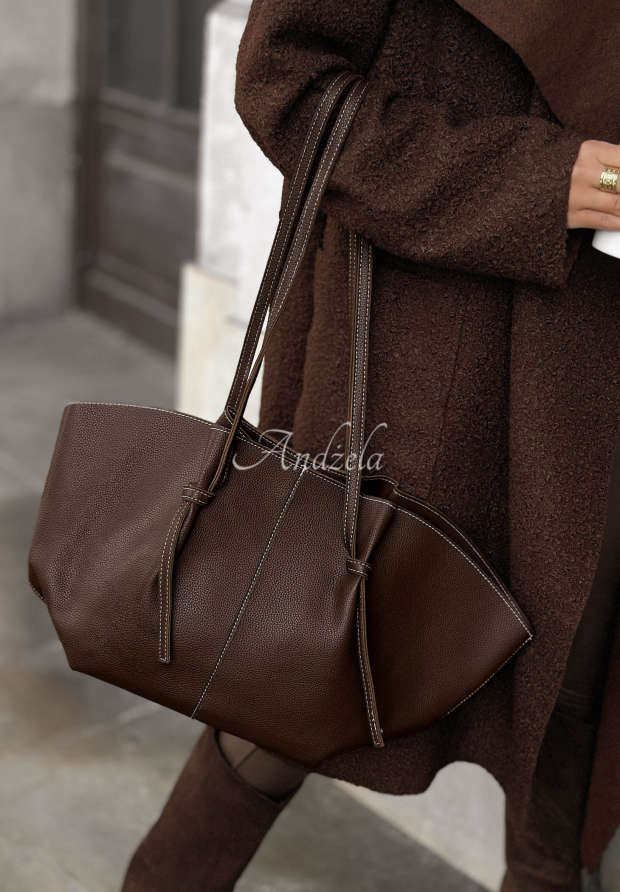 Ledertasche Only For You Schokoladenbraun