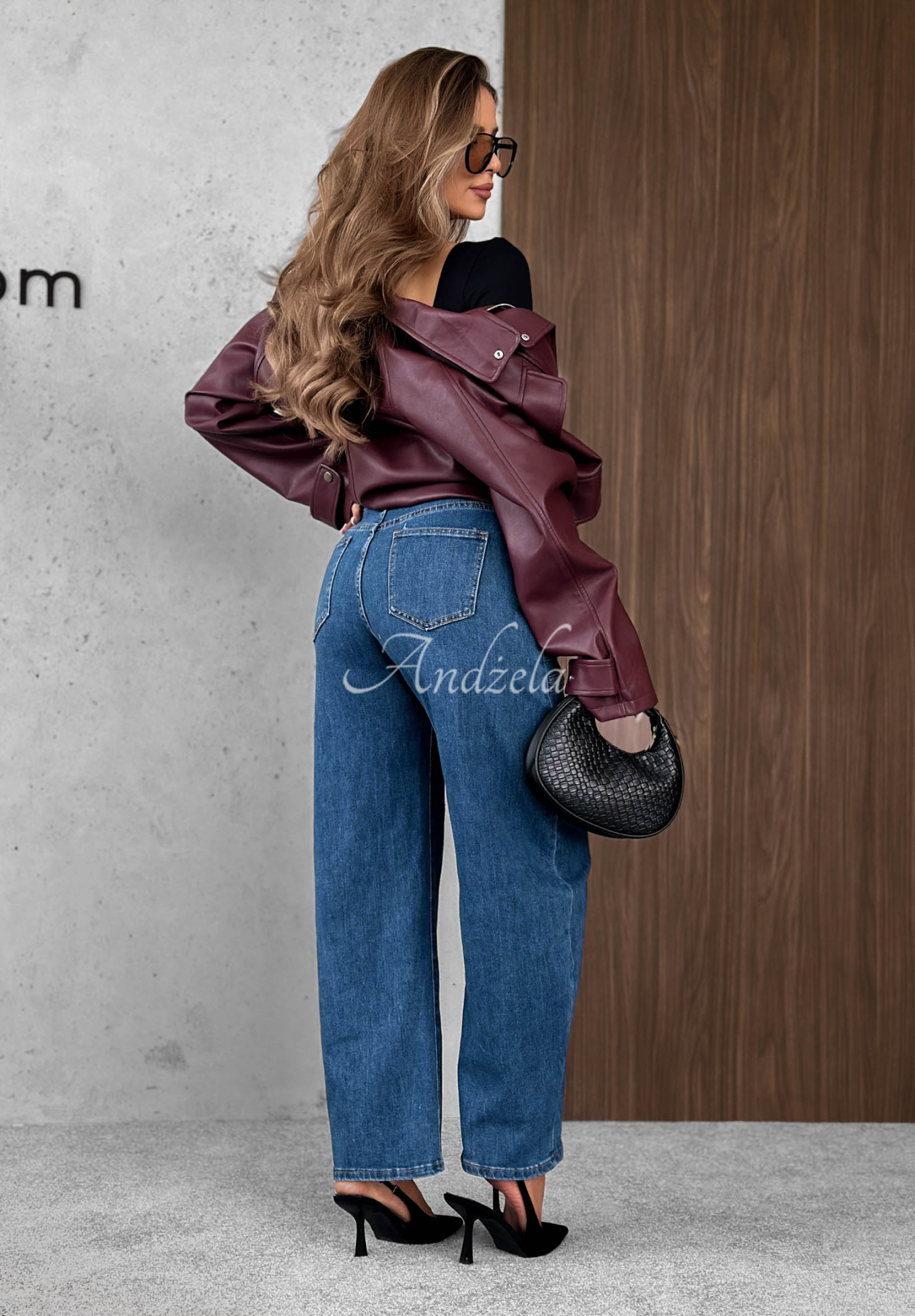 Ballonjeans mit Zierknöpfen Autumn Femme Blau
