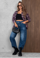 Hose Jeans banana Urban Edit dunkelblau