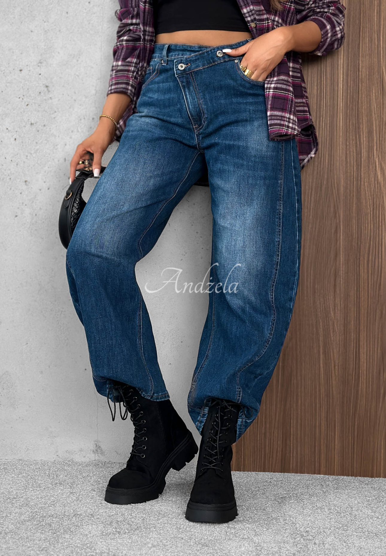 Bananen Jeanshose Urban Edit dunkelblau