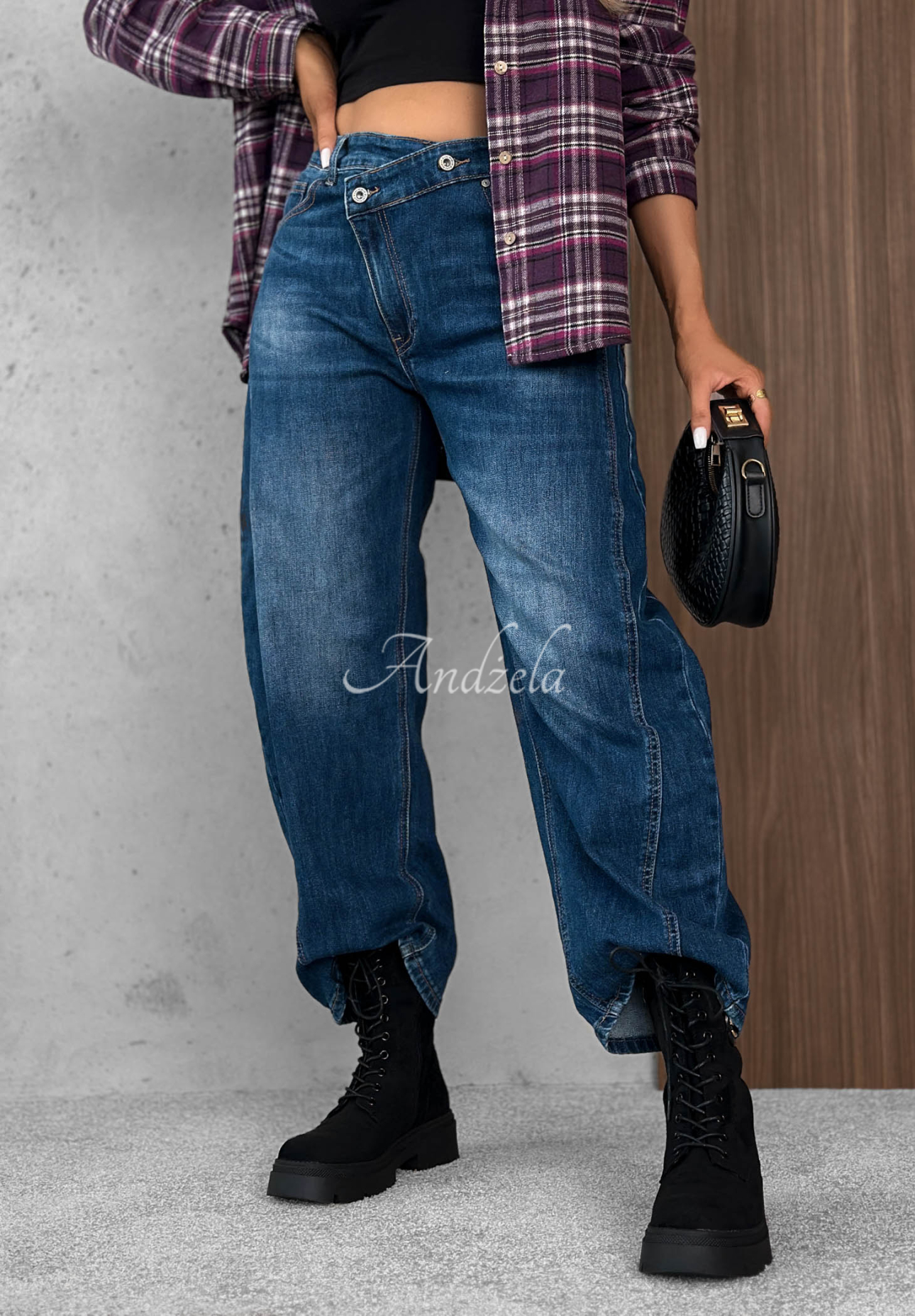 Bananen Jeanshose Urban Edit dunkelblau