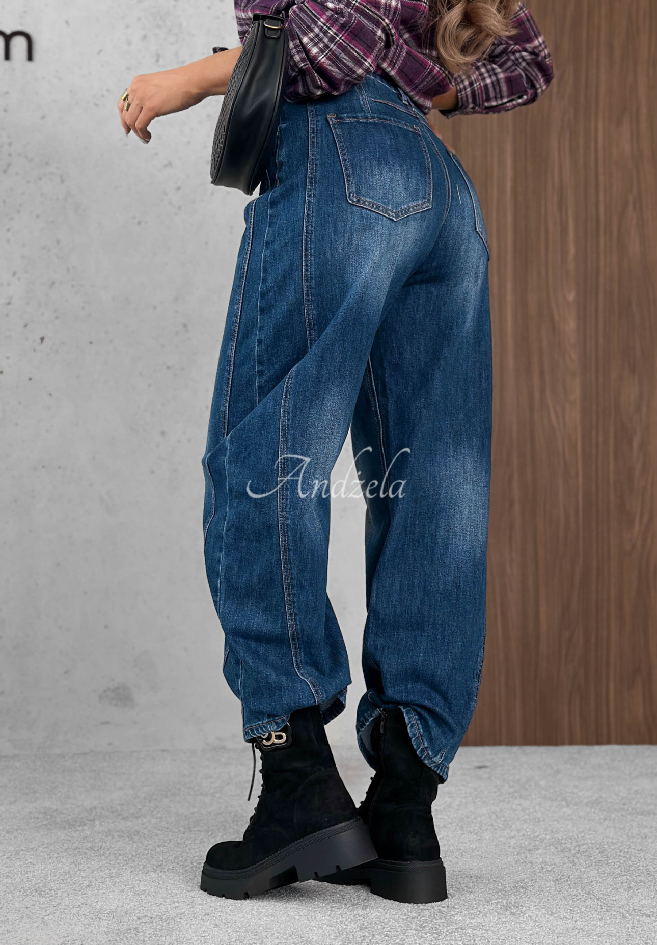 Bananen Jeanshose Urban Edit dunkelblau