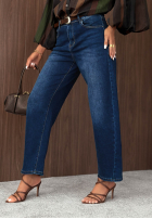 Hose Jeans z paskiem Something More dunkelblau
