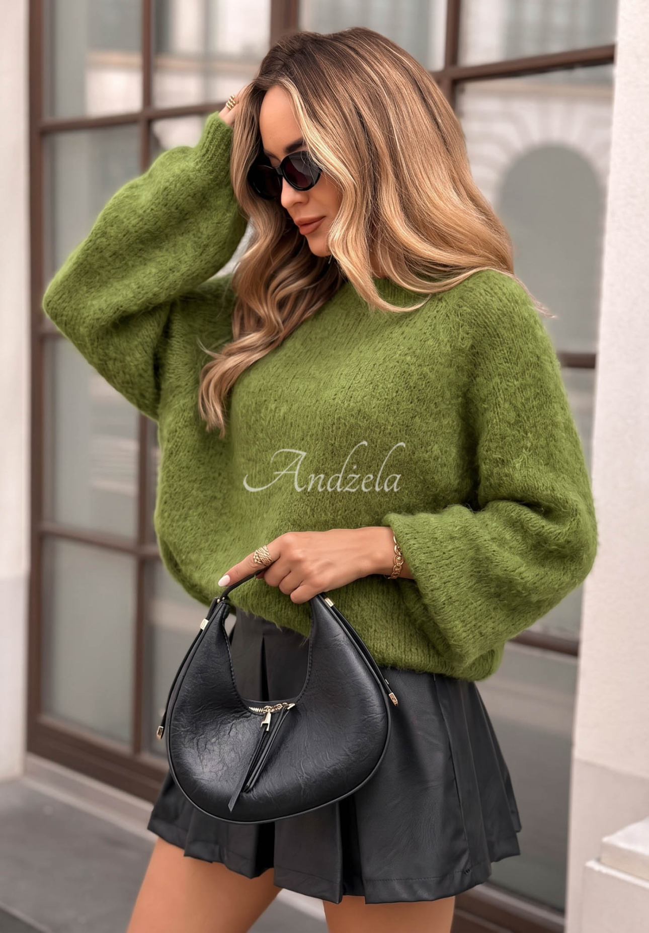 Mohairpullover Cloud Darling Khaki