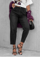 Hose Jeans mom fit No Reason Why Dunkelgrau