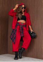 Materiałowy Set Sweatshirt z kapturem i Hose Rainy Ritual Schokoladenbraun