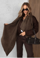 Szalik z wełną Copper Sky Beige