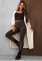 Leggings More Coffee Schokoladenbraun