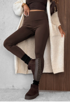 Leggings More Coffee Schokoladenbraun