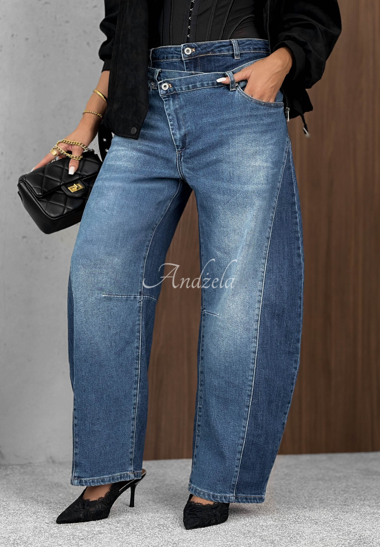 Jeanshose Banana Better Mood Blau