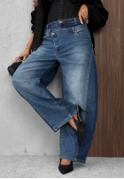 Jeans Hose banana Better Mood Blau