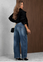 Jeans Hose banana Better Mood Blau