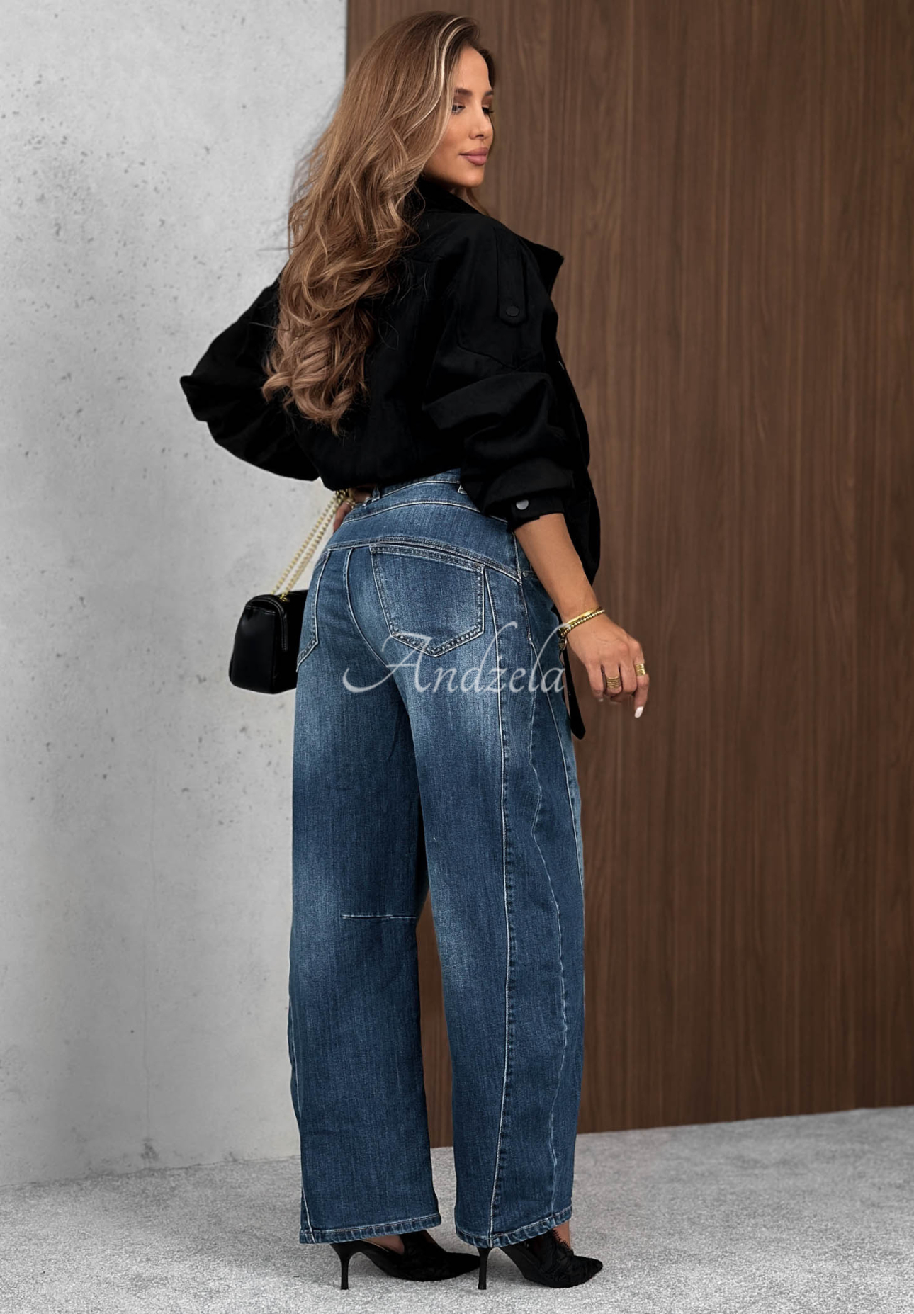 Jeanshose Banana Better Mood Blau