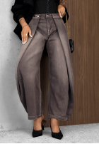 Hose Jeans mom fit Hazy Silence Blau