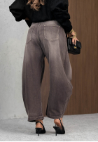 Hose Jeans mom fit Hazy Silence Blau