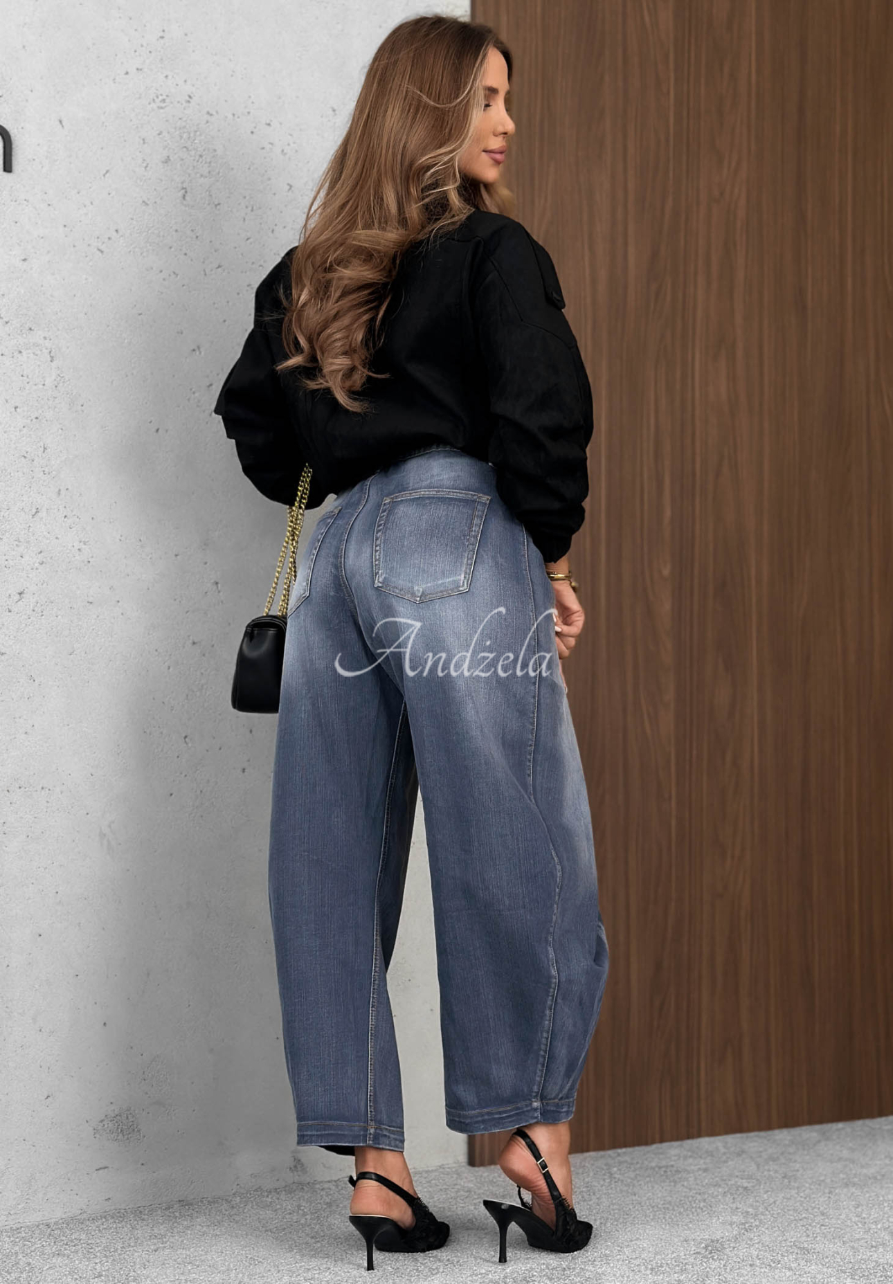 Bananen Jeanshose Hazy Silence Blau
