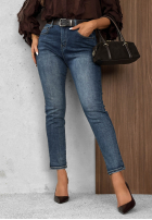 Hose Jeans z paskiem Something Simple Blau