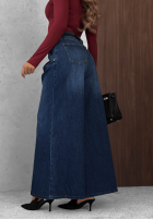 Hose Jeans wide leg Quiet Tones dunkelblau