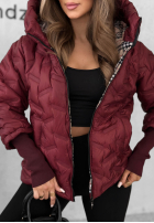 Pikowana Jacke z kapturem Autumn Edge Schwarz