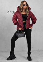Pikowana Jacke z kapturem Autumn Edge Schwarz