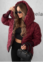 Pikowana Jacke z kapturem Autumn Edge Schwarz
