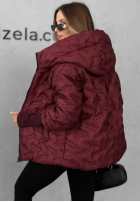 Pikowana Jacke z kapturem Autumn Edge Schwarz