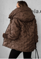 Pikowana Jacke z kapturem Autumn Edge Schwarz