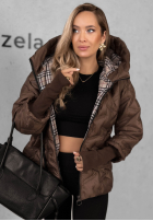 Pikowana Jacke z kapturem Autumn Edge Schwarz