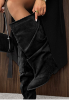 Lange zamszowe Stiefel Daily Icon Beige