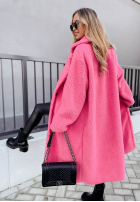 Długi Mantel z imitacji kożucha Arctic Rosa