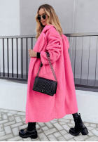 Długi Mantel z imitacji kożucha Arctic Rosa