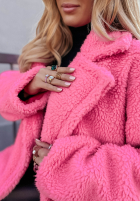 Długi Mantel z imitacji kożucha Arctic Rosa