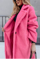 Długi Mantel z imitacji kożucha Arctic Rosa