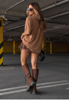 T-Shirt z nadrukiem Ciao Beli Camel
