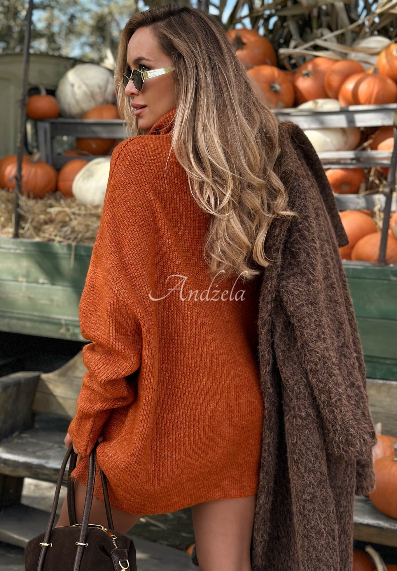 Rollkragenpullover Mavi rotblond