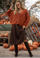 Krótki Cardigan oversize z zapięciem Cloud Touch Himbeerrot