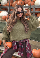 Miękki Pullover oversize Cloud Babe Orange