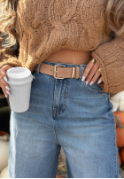 Hose Jeans balloon z paskiem Not Mine Blau