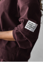 Sztruksowy Sweat Set z wiskozy Endless Comfort Beerenfarben
