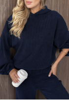 Sztruksowy Set Sweatshirt i Hose Quiet Confidence Schokoladenbraun