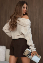 Plisowane spódnico-spodenki Early Autumn Beige